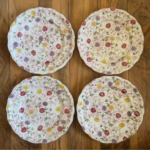 Copeland Spode Bachelor's Button Dinner Plates